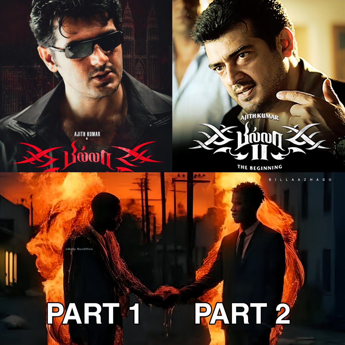 billaazhagu_17's tweet photo. A cinematic experience that will stay with you forever ♾️ 

Billa 1 🗿 Billa 2 💀 https://t.co/vy83Cvgxqx