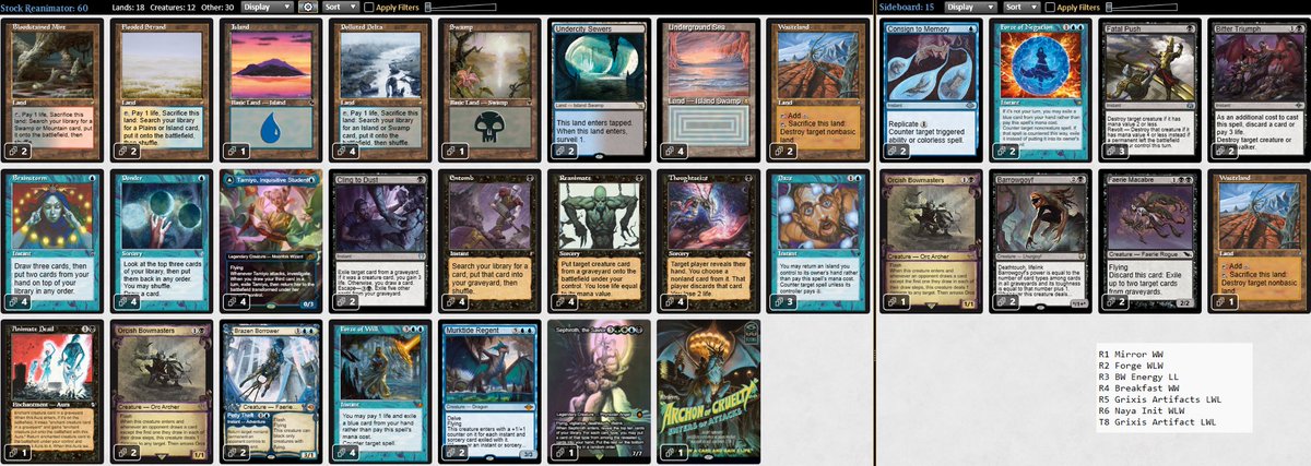 Michael Reed (@eureka22422_mtg) on Twitter photo Made T8 of the Legacy FNM challenge with the Boogeyman. Slightly different list, copied <a href="/ecobaronen/">Andreas / ecobaronenMTG</a> who split the finals with the same 75. Made T8 of the Legacy FNM challenge with the Boogeyman. Slightly different list, copied <a href="/ecobaronen/">Andreas / ecobaronenMTG</a> who split the finals with the same 75.