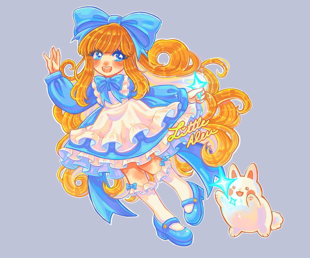 LittleAleu's tweet image. Another one for @LilBlueMuffin  ! I wanted to finish this for the contest as well but 1! It has no muffins in it to fit the theme + 2 I was late finishing it before the deadline Anyhow I finished it to my liking and it&apos;s extra love to Muffin!  Blessings ~ Aleu 💙🐰