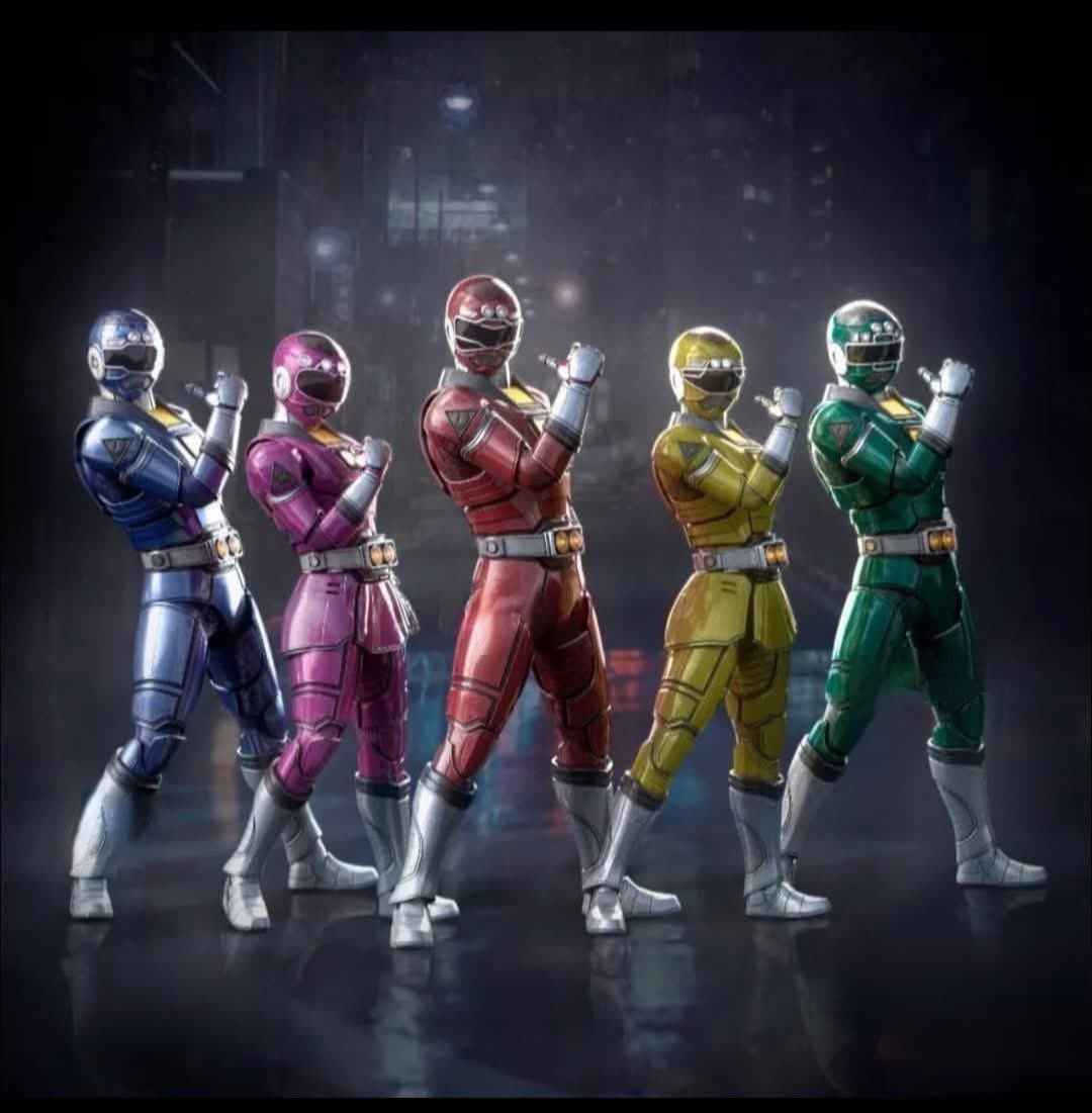 ReviewingGlobe's tweet image. Start your engines! 🏁💥
The Power Rangers Turbo team gets an epic upgrade thanks to the incredible work of @TokuJay! Which Ranger’s suit is your favorite in this redesign?
#PowerRangers