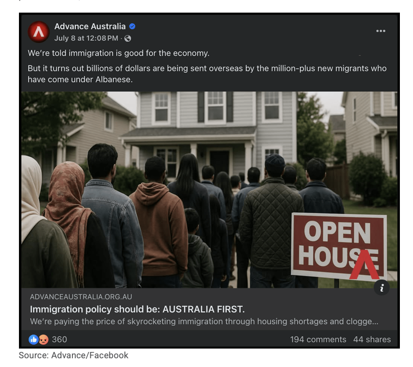 RonniSalt's tweet photo. Here's some more unsafe, inflammatory, racist public statements partly funded by Jillian Segal's husband - contributing to racist tropes and destroying social cohesion in Australia.
Australia's own anti-semitism envoy has helped fund public racism.
#pffffft https://t.co/JYCH7agogQ
