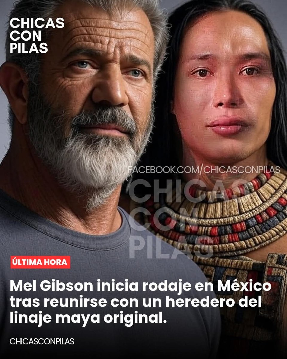 #ULTIMAHORA 🚨Mel Gibson regresa a tierras mayas para filmar una nueva cinta inspirada en descendientes de los antiguos pobladores.

Yucatán, México — El cineasta Mel Gibson, conocido por su polémico filme Apocalypto (2006), ha regresado discretamente a la región sur de México.