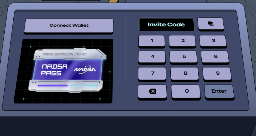 Elbrain_dev's tweet photo. Say the magic gm word and grab one of the 🔑 access codes from @0xNADSA — your gateway to a chance at a WL spot from @chog_xyz!
Just hit the Arcade Slot Machine and line up 3 ⭐ chogzstarrr ⭐ to win.
Feeling lucky? Spin it. GL! 🎰✨
#Monad #Chogz #ArcadeFi #NADSA https://t.co/k2r0QtDOdt