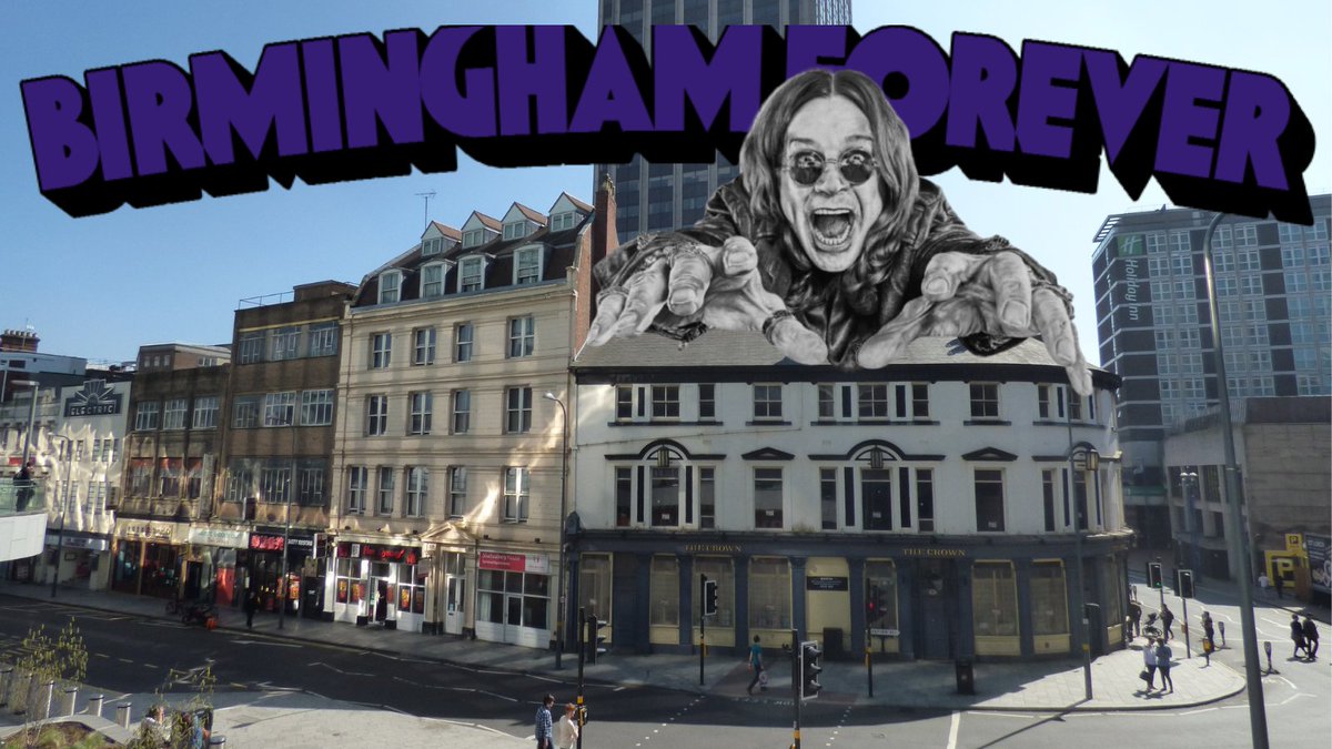 Birmingham deserves to have the UK's oldest working cinema, The Electric, &amp; birthplace of Black Sabbath, The Crown, open &amp; celebrating the best of Birmingham

Surely NOW would be the time to capitalise on Sabbath Fever and restore the UK's most historic grassroots arts street? 🤷‍♀️