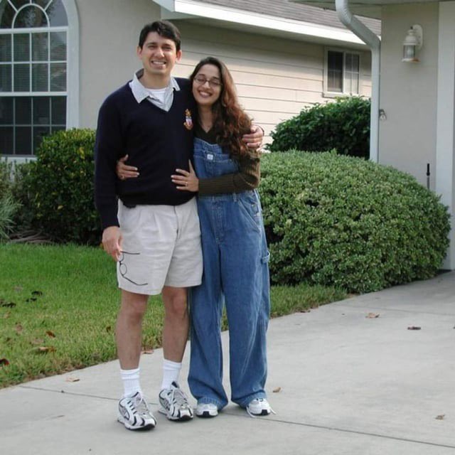 This pic of Madhuri and her husband is too cute