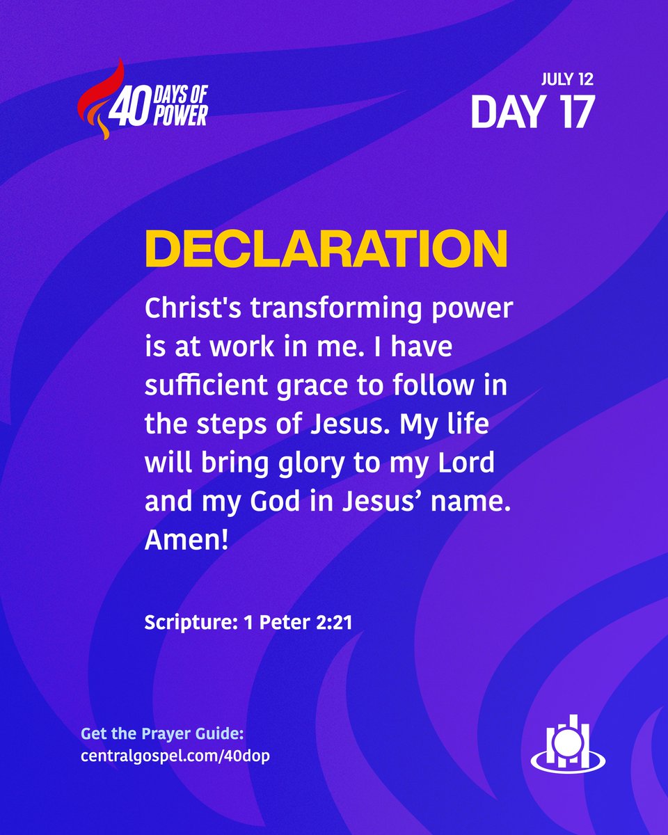 We have sufficient Grace!

#GW2025
#40DaysOfPower
