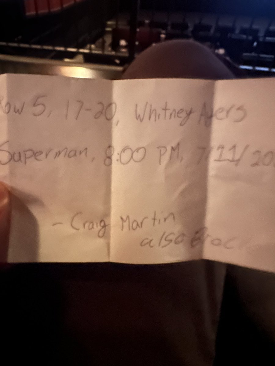 _sindo_'s tweet photo. @JamesGunn 
I loved your #Superman movie! 
Thank you!
DC fan since 1986! 
I’ve never been more excited about the future of DC comics & now DC Studios 
My wife bought the tickets early and then decided to clean out her wallet  … yeah she trashed them… thank you Alamo Drafthouse for figuring it out!
Here’s our replacement ticket! 
#KindnessIsPunkRock!