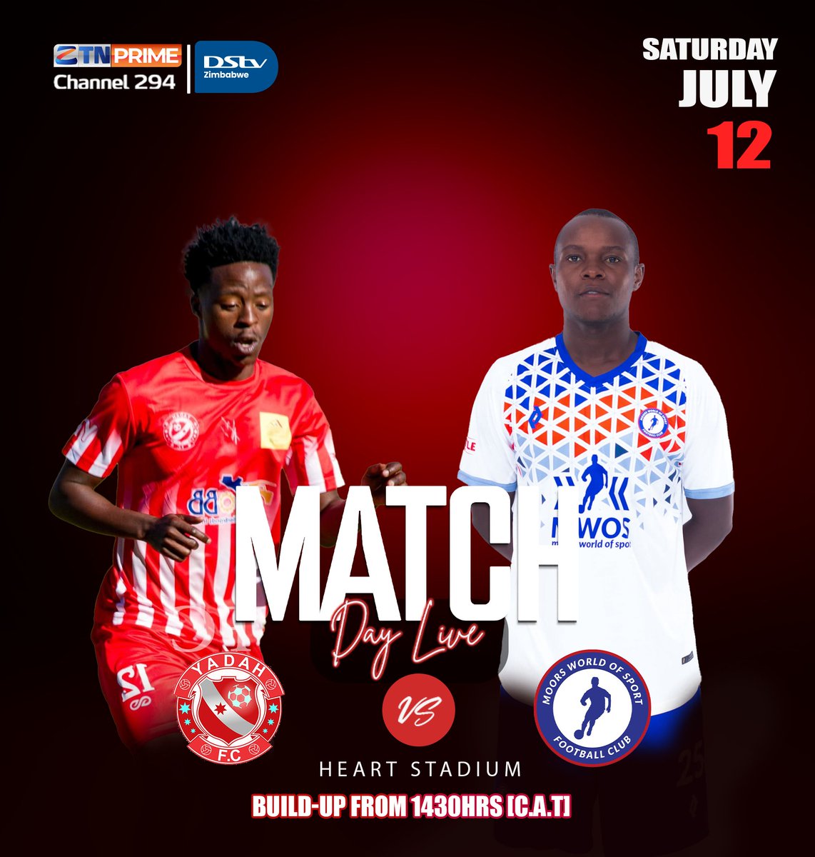 Castle Lager Premier Soccer League football action on #ZTNPrime #DSTV294
 
Yadah FC VS MWOS FC 
KICKOFF AT 15.00