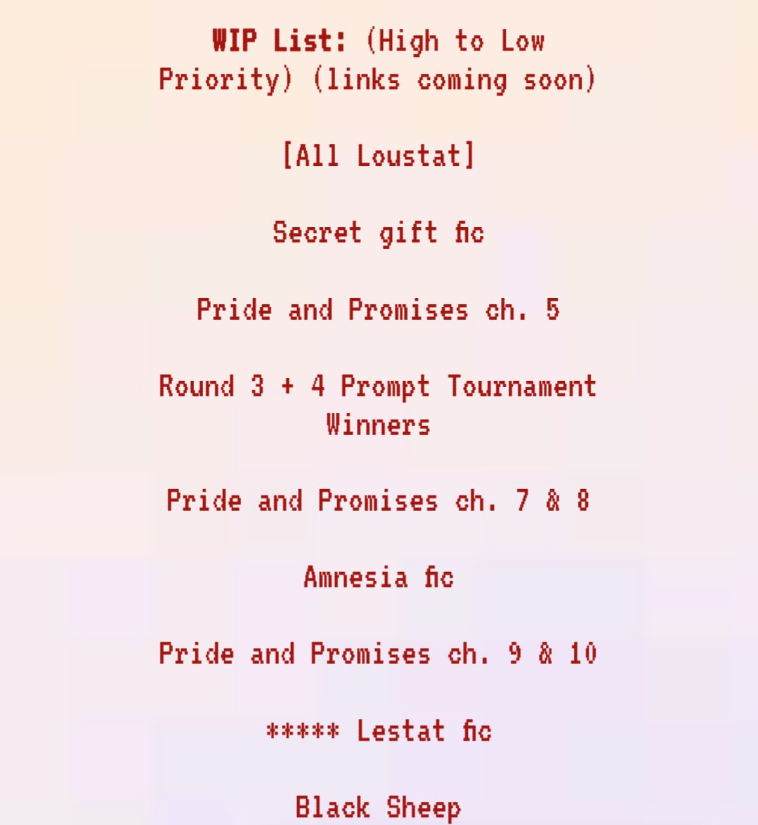NinPotato1's tweet image. IDK why I haven't done this before now but I'm keeping this thread for all my strawpage anons instead of just firing them all off one by one.A lso I updated my strawpage with a WIP list!
It's just names but I'll make them link to descriptions eventually
ninpotato.straw.page
