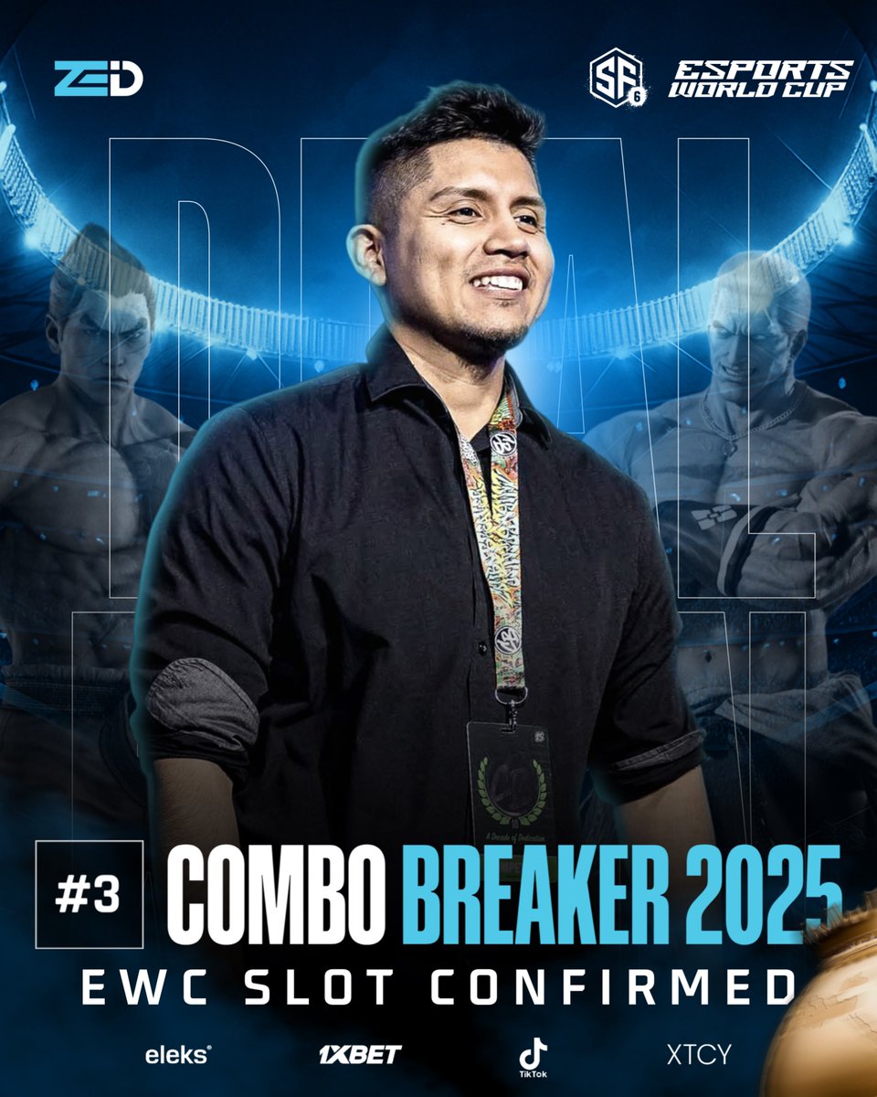 zediesports's tweet image. From Combo Breaker to the World Stage! 🌍🎮
@Dual_Kevin dominates #3 and secures his slot at the Esports World Cup!
Proudly repping Zedi Esports , this is just the beginning. 🔥
#ZediToEWC #ComboBreakerChampion #GameOnGlobal #EWC2025 #KevinClutches
