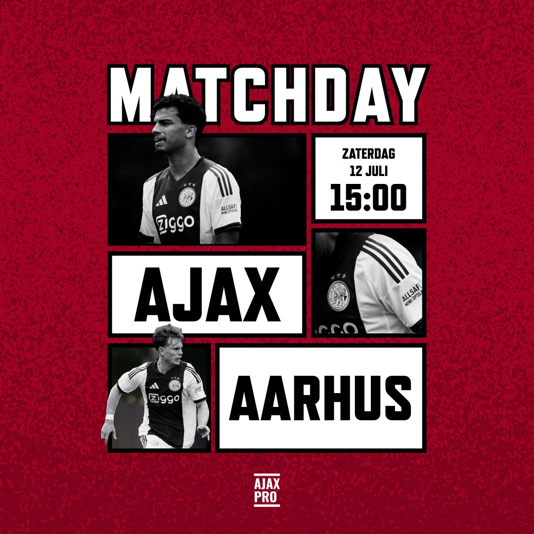 🔥 De tweede oefenpot van Ajax onder leiding van Heitinga staat op het programma! ⚪️🔴⚪ Tegen het Deense Aarhus GF is het opnieuw tijd om stappen te zetten richting het nieuwe seizoen.

Wat hoop of verwacht jij te zien van dit Ajax? 💬 

Laat het hieronder weten👇