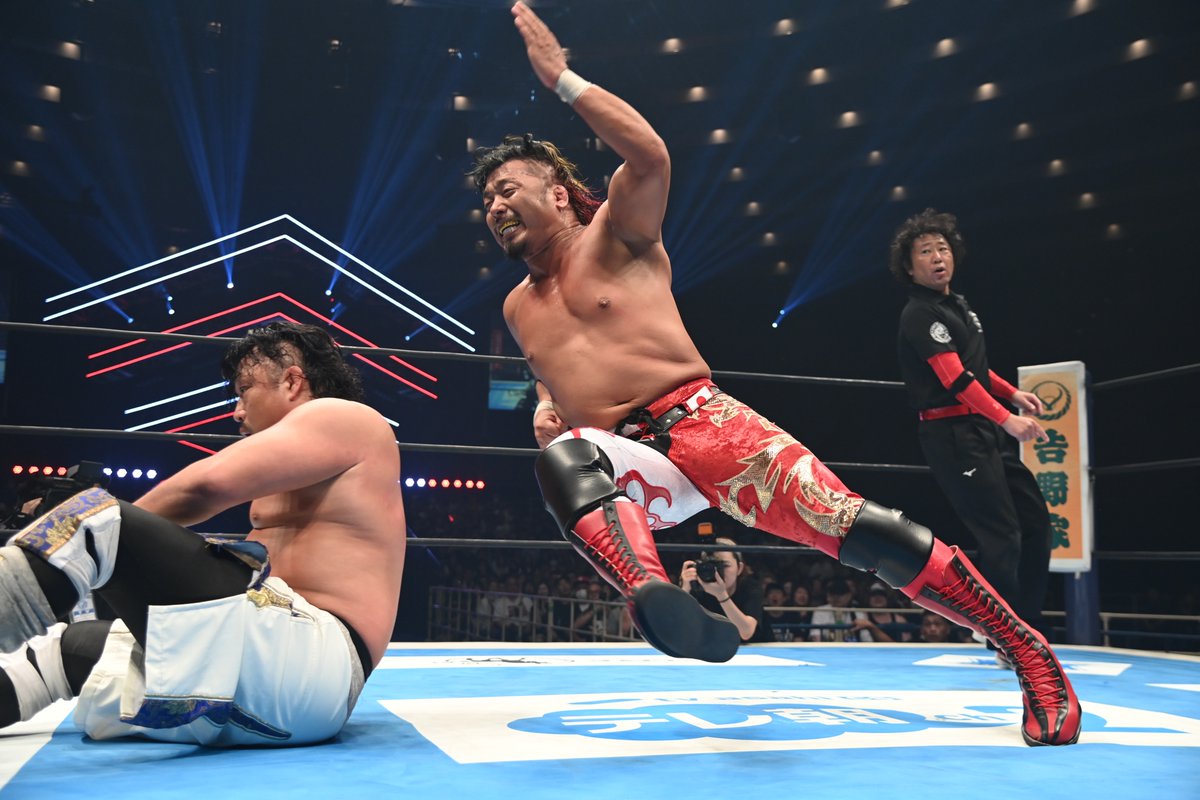 njpwglobal's tweet image. 🇬🇧NOW ON AIR!🇬🇧
The hard-hitting second half of #njDOMINION is LIVE on @ExtremeGlobalTV!
📱 Watch on the Extreme app
📺 Or on @ChannelboxTV – Freeview 271
Don’t miss Goto vs Shingo and much more!
#njpw