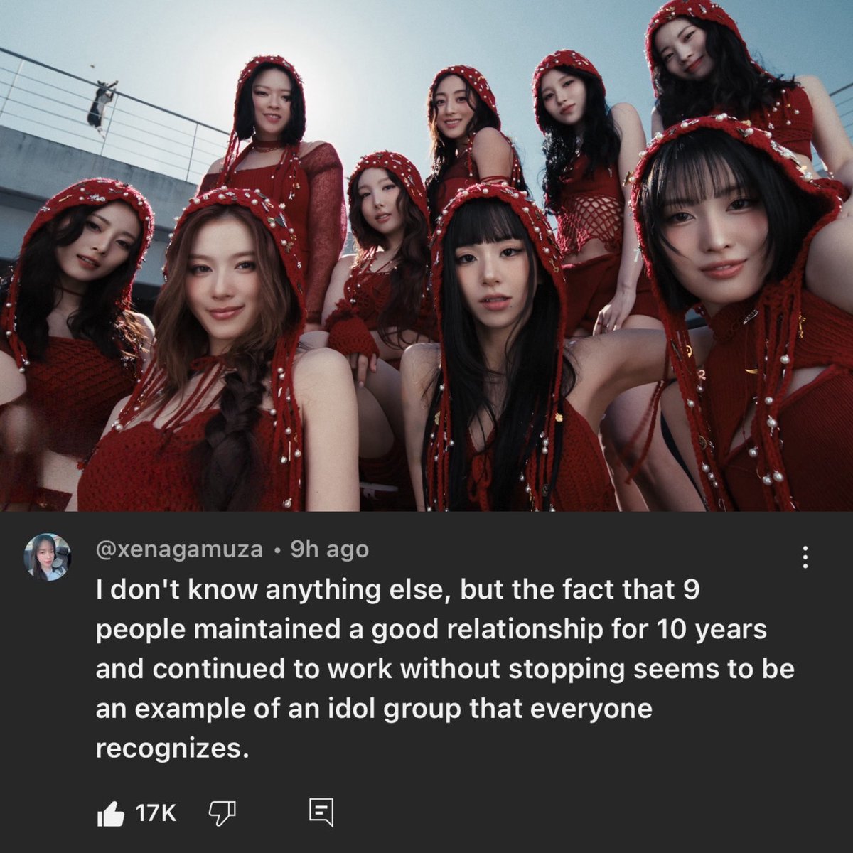 saw this comment and it makes me proud that i stan a group that loves what they're doing. i'm in this twice shit for life 🥹