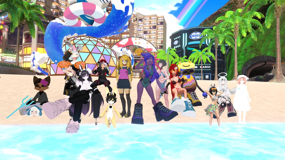 GlueIsRequired's tweet image. Vket 2025 Summer is here! 🌞🌞
#VketPhoto #Vket2025Summer #Vketはじまったな #VRChat