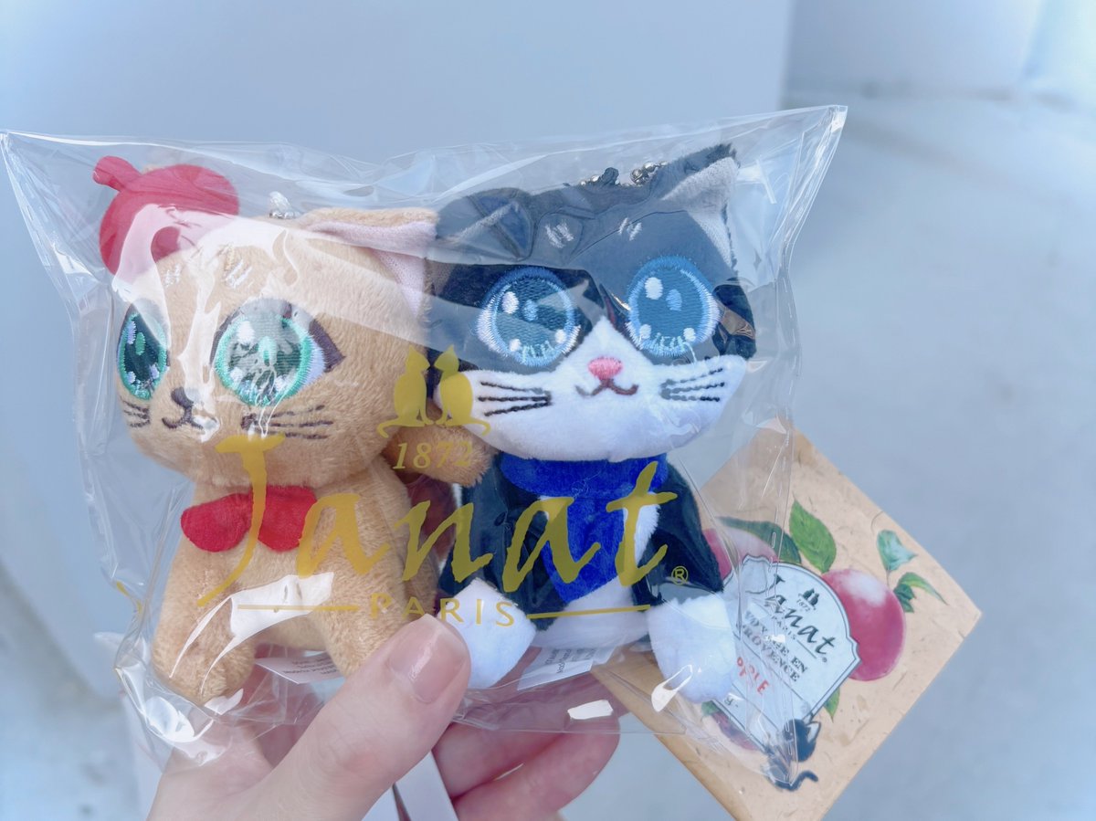 ジャンナッツのラッキーキャッツ、サムとボウのマスコットは1缶購入で