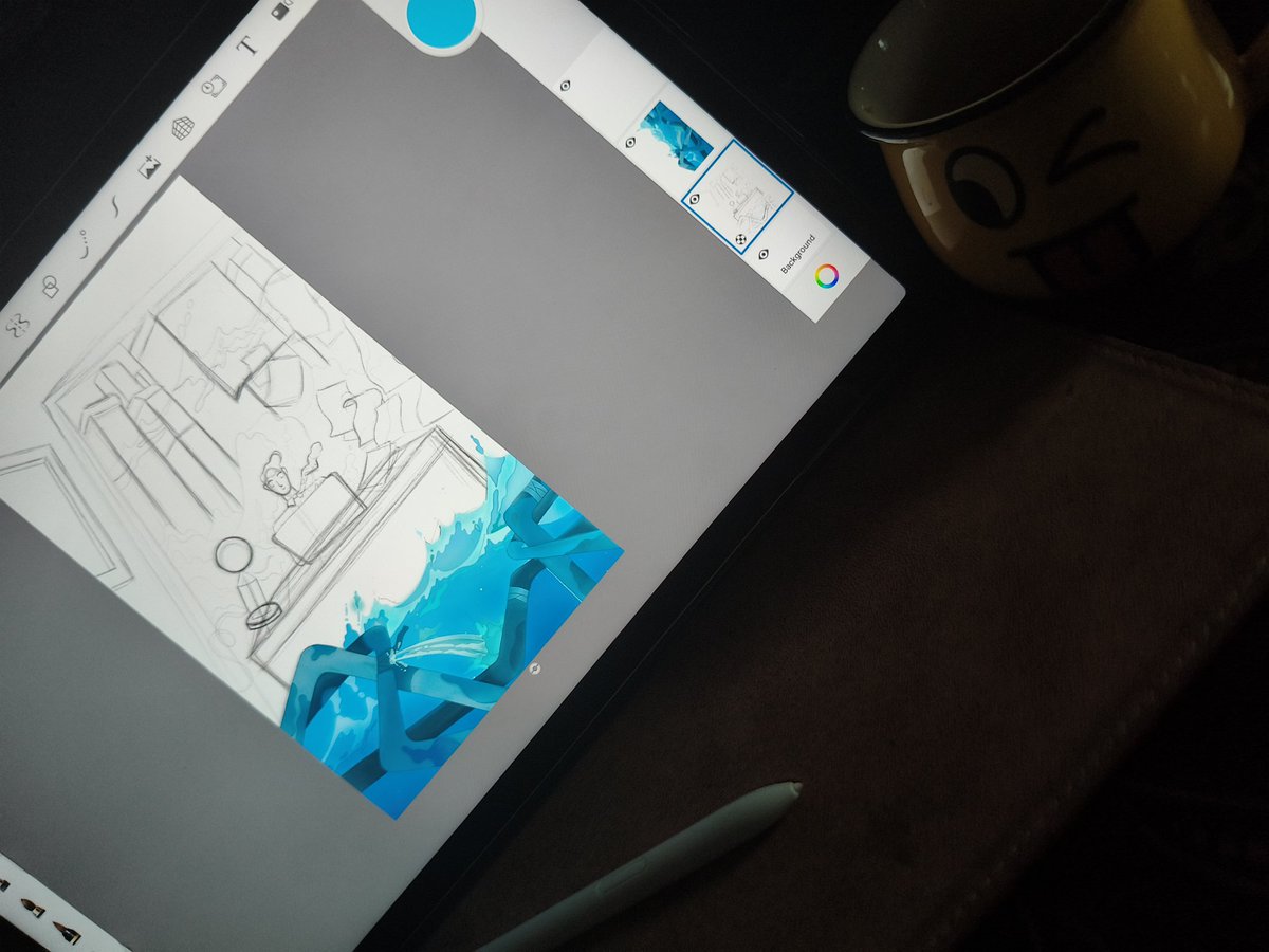 Fari_543_yapa's tweet photo. "Me: Just gonna finish this one task real quick.
Also me: 💻🌊 drowning in deadlines and digital chaos.
WIP: Overworked bunny coming to life 🐰💥"
#WIP #DigitalArt #RelatableArtist #IllustrationInProgress #CreativesUnderPressure #ArtLife #OverworkedVibes
#newbie
#Illustrator
#sea https://t.co/ipJLVPaIfc