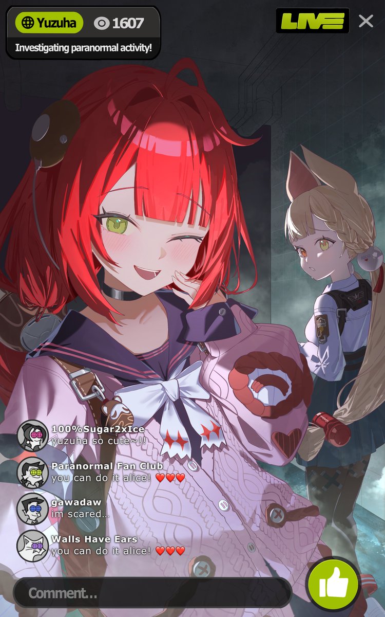 Aichry's tweet image. 👻 Spook Shack Paranormal Investigation! 👻
#zzzero #Yuzuha #UkinamiYuzuha #Alice #AliceThymefield #ゼンゼロ #浮波柚葉 #アリス