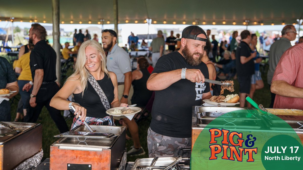 North Liberty Blues &amp; BBQ is taking this summer off, but the festival’s signature VIP event – Pig &amp; Pint presented by Veridian Credit Union – is still on! The event will benefit free programming in Centennial Park in 2026. Visit hubs.ly/Q03wmnRK0 for more info.