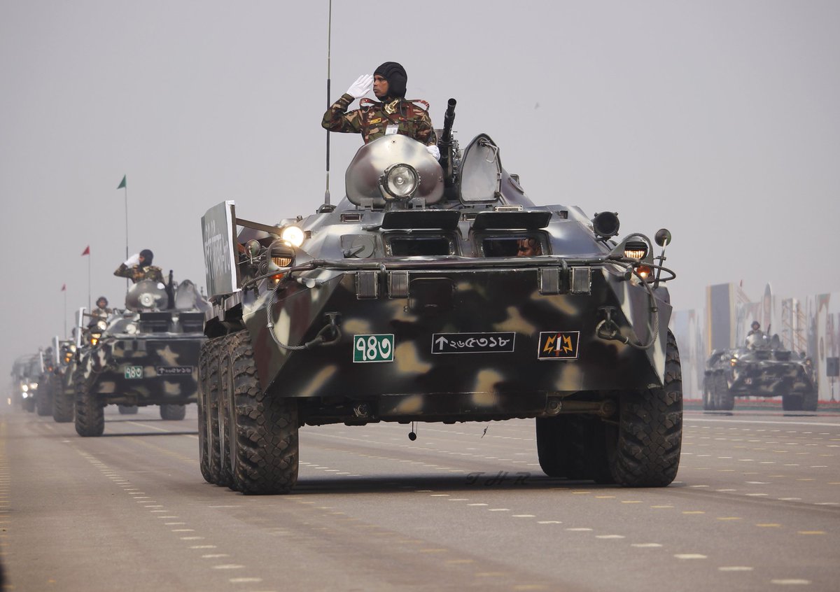 DefenseDtb's tweet image. BTR-80M armoured personnel carrier of the Bangladesh Army