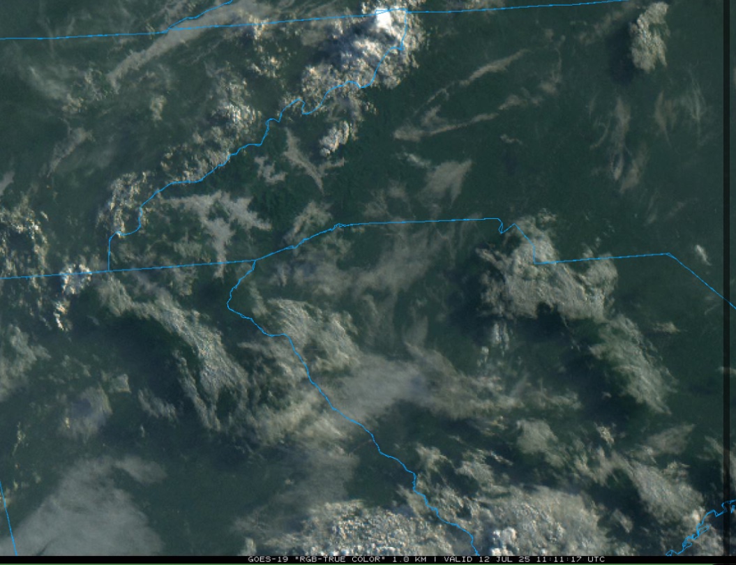 jackendrickwx's tweet image. Patchy fog across the Carolina Piedmont this morning with yet another morning of valley fog in SWNC. Mornings like this are a dime a dozen in mid-late summer.