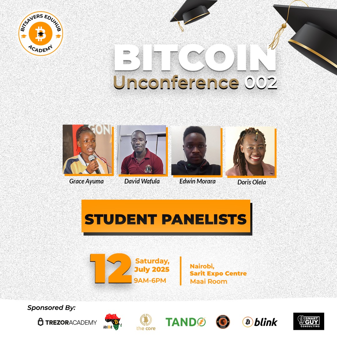 Linda Kariuki (@lindakariu54810) on Twitter photo The <a href="/BitEduhub/">Bitsavers Eduhub</a> cohort 2 is well represented at the students panel today.
#BitcoinUnconference002 The <a href="/BitEduhub/">Bitsavers Eduhub</a> cohort 2 is well represented at the students panel today.
#BitcoinUnconference002
