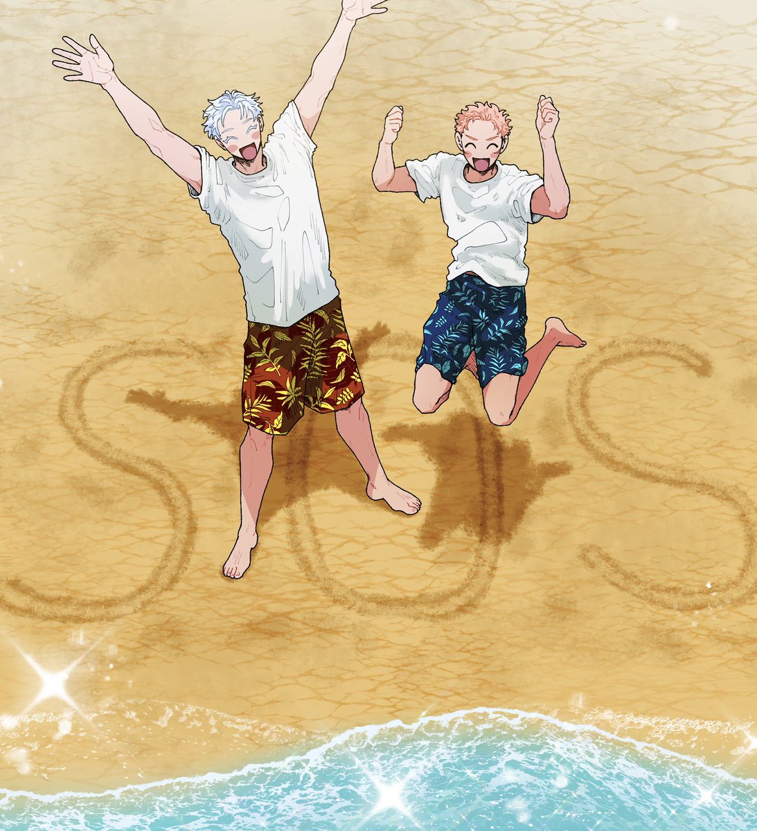guzi0000's tweet image. 進捗の五悠です