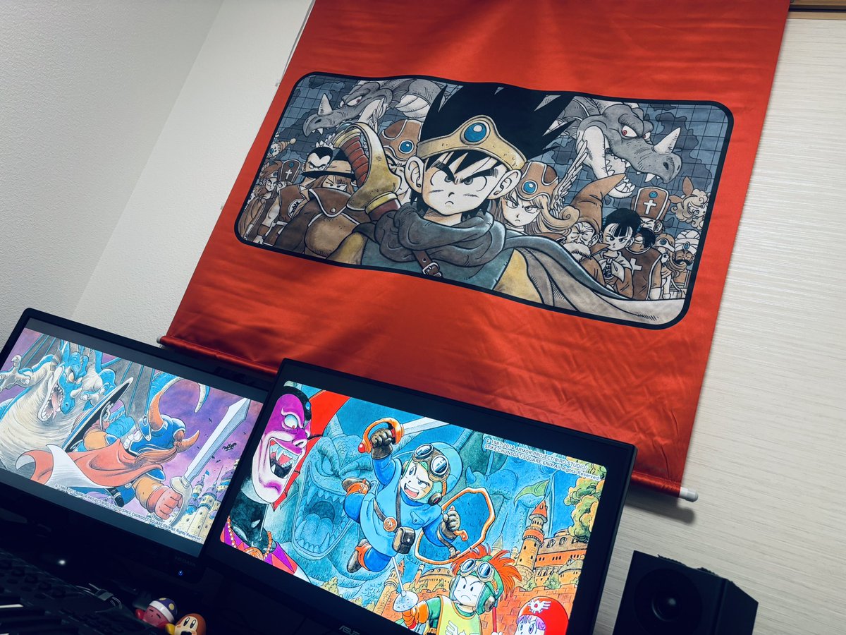 nekorock88's tweet image. ワクワクする部屋になりました✨

#ドラクエ