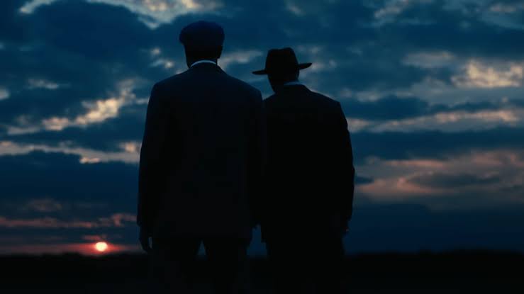 me and bro walking out of the movie theater after watching pure hope