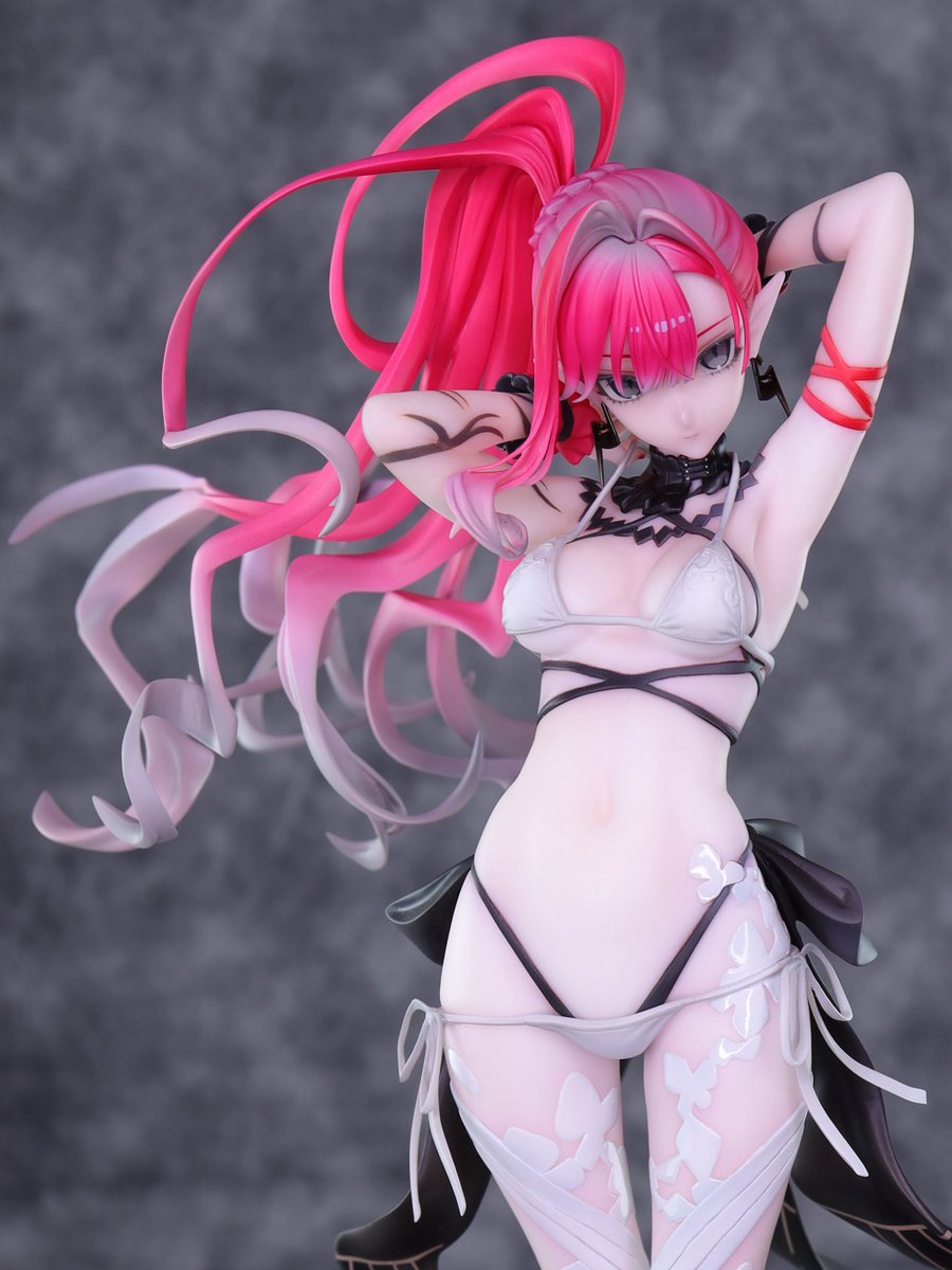 hirotonhobby's tweet image. ぶぶたたの模型屋( @bubutata_takato )様の バーヴァンシー 完成!
脚を中心に全体のディテールを彫り直しました。
望月けい先生のイラストに近付けるようアイペイントし特徴的な髪色も再現できたかなと思います。
リプ欄に画像続きます
#バーヴァン・シー
#fgo
塗装:hiroshi
撮影:tonkichi