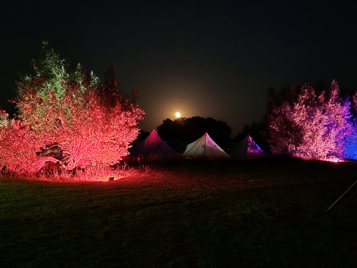 Amazing Buck Moon at Nudefest last night.