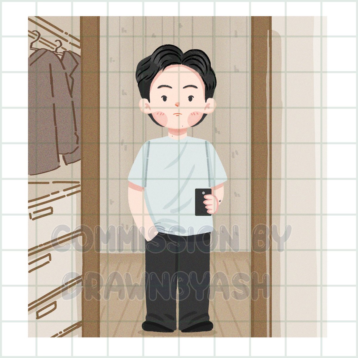 drawnbyash's tweet image. Commission result for today. Makasih banyak sudah commis 😊
Yang mau commis atau mau nanya2 bisa langsung dm atau klik link yang ada di bio yaaa
#opencommission #jasagambar #commissionsopen #artidn #zonajajan #zonauang #jasailustrasi #commissionart #potraitillustration