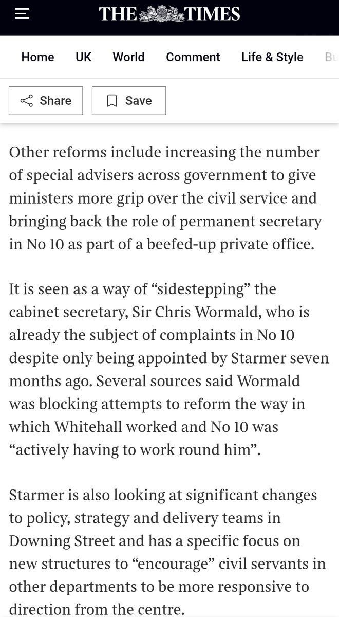 trussliz's tweet image. Prediction: Starmer's tinkering will make no difference.
The British system is broken.
We need a Trump-style revolution to take on the British deep state.
I detail how here:
courage.media/2025/02/19/bri…