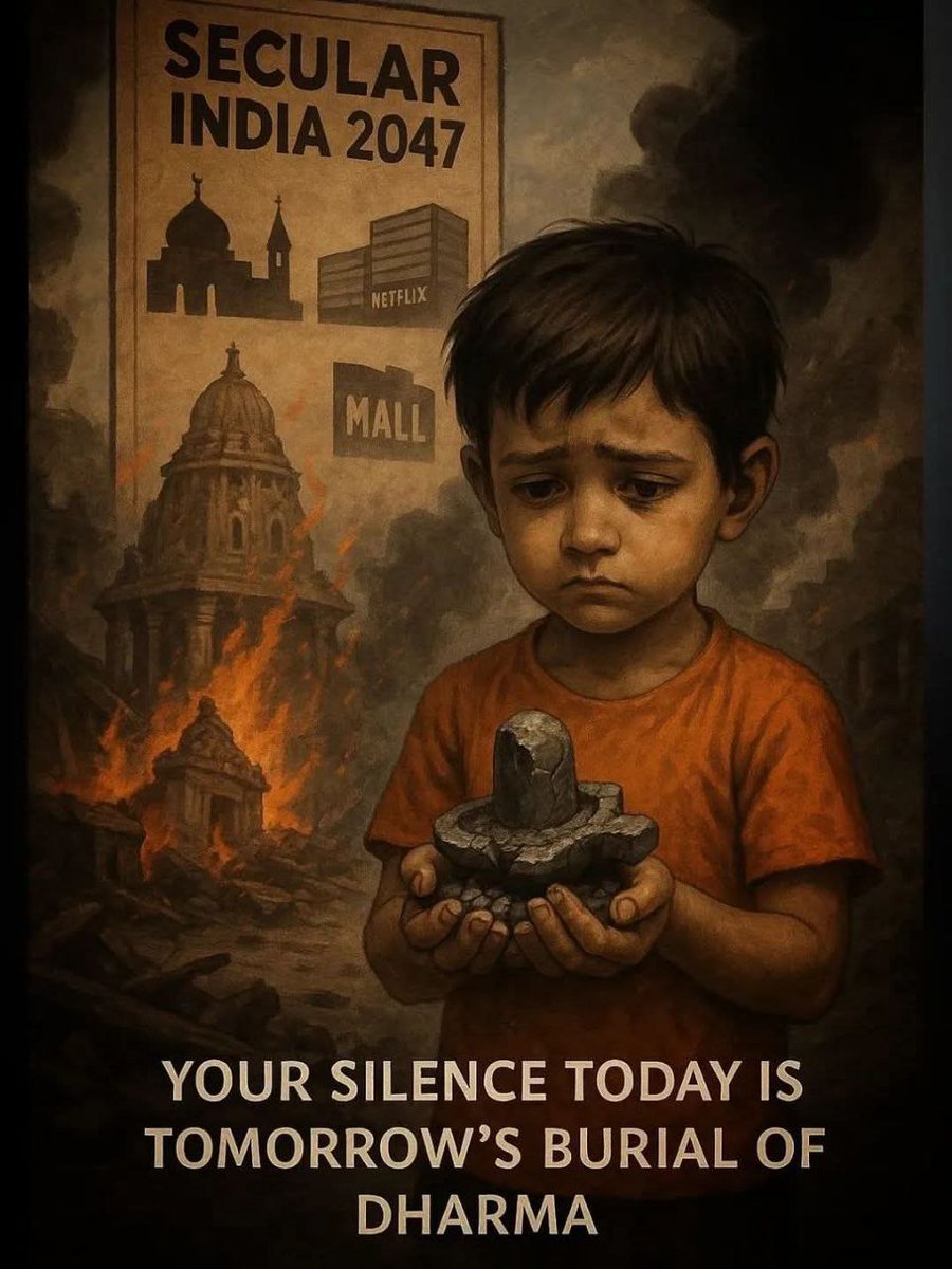 Im_TheHindu's tweet image. धर्मनिरपेक्षता समानता नहीं थी - यह सनातन को मिटाने का एक हथियार था।

#SaveHindus #SaveHinduTemples #bharat #OurHeritageOurIdentity #vedictemples #fblifestyle #worldwidehindutemples