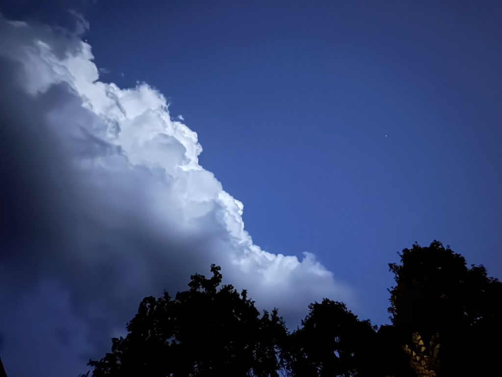 Incredible skies last night