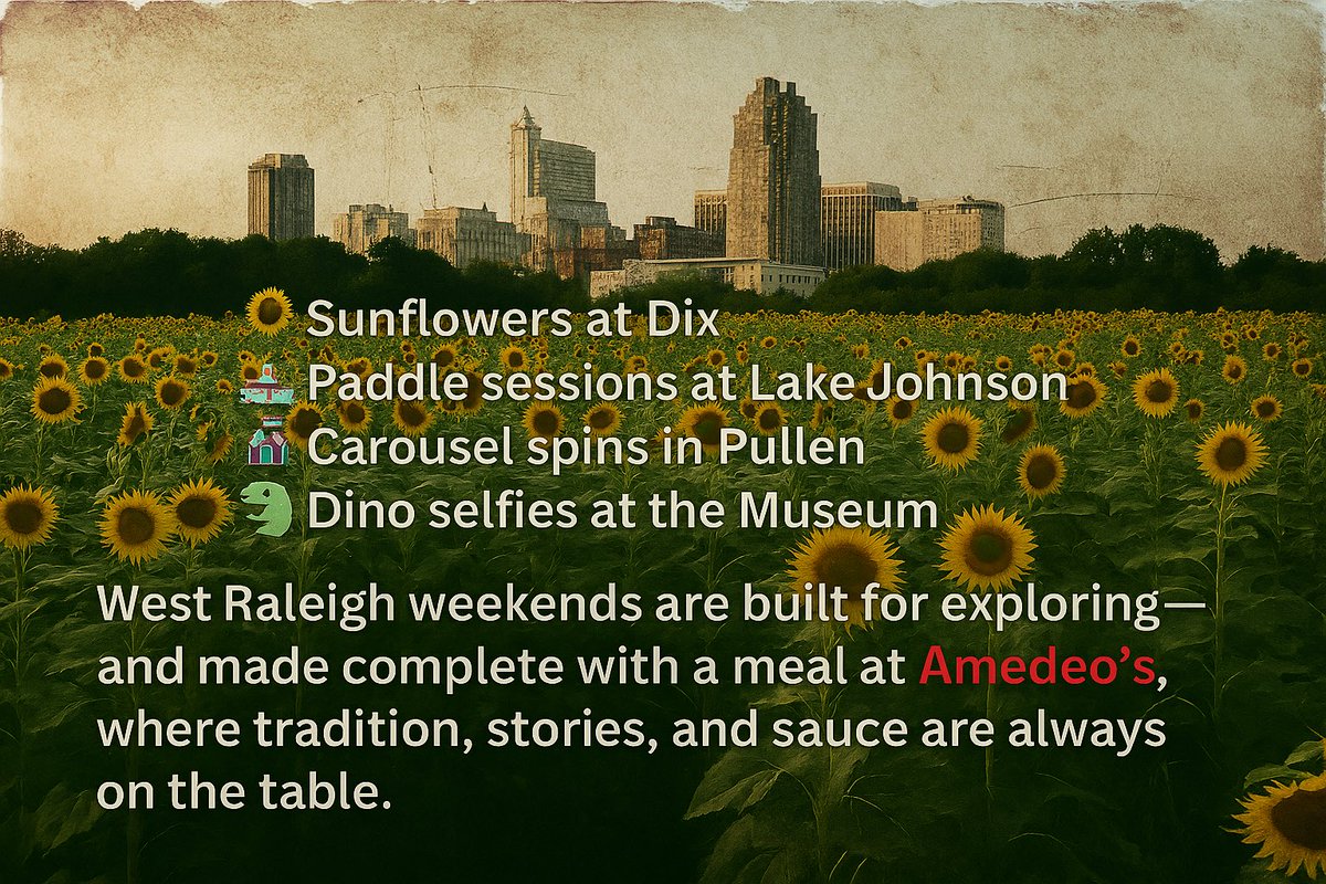 AmedeosRaleigh's tweet image. #Raleigh #Cary #Durham #ChapelHill #Garner