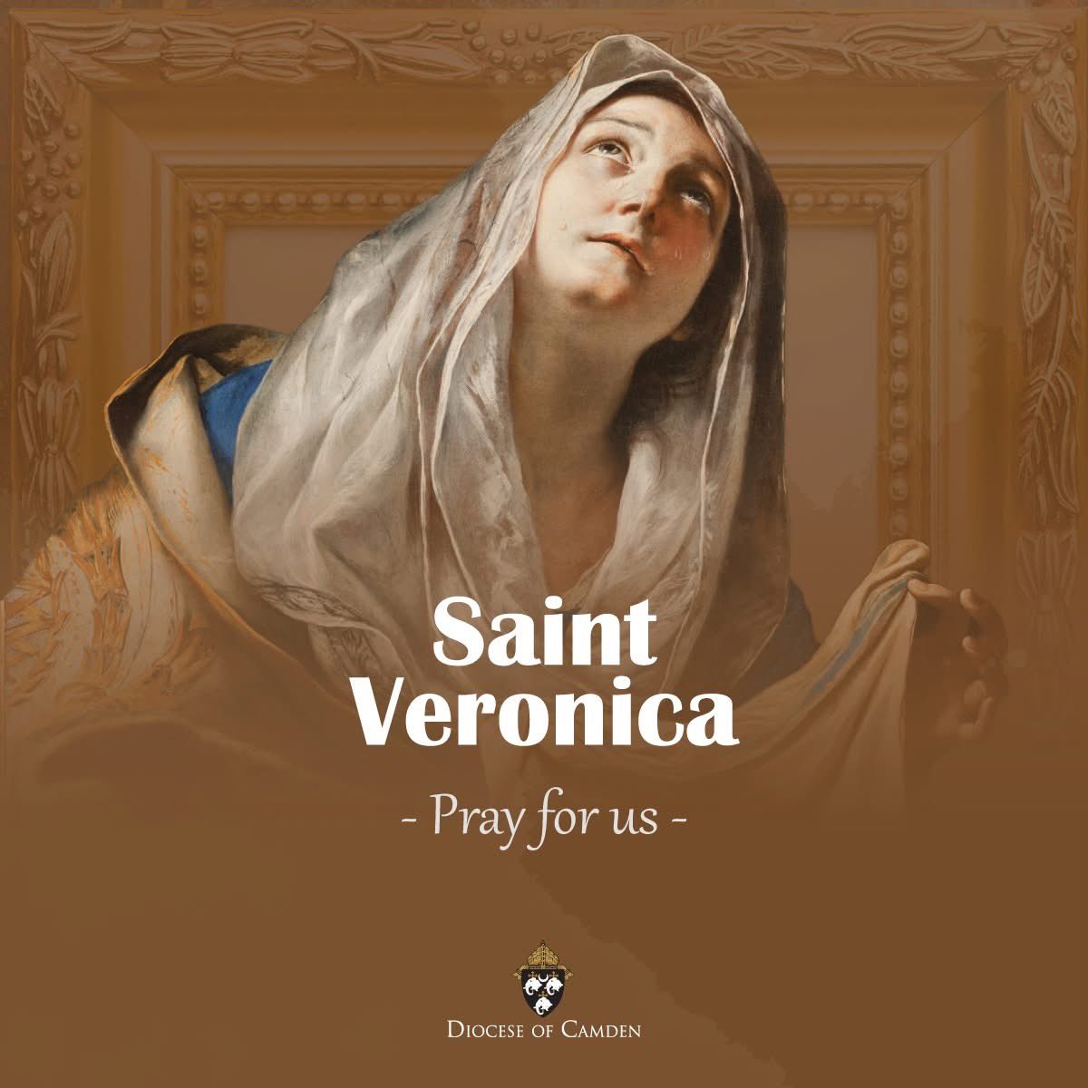 #StVeronica, the woman who offered a cloth to Jesus so He could wipe His face on the road to His crucifixion. #feastday 
What can we offer Our Lord today?
#SaturdayThoughts