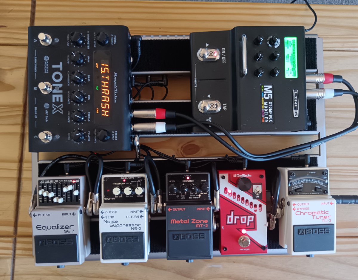 The final set up.
This will do everything I need it to.