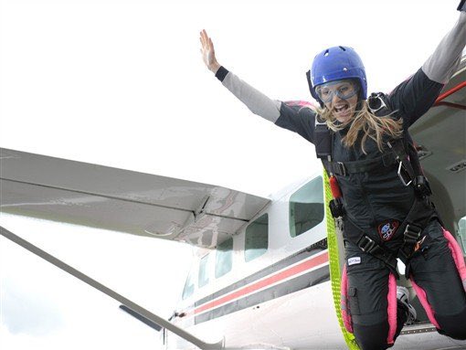 Not the Jet2 woman being from Hollyoaks with the parachute death.