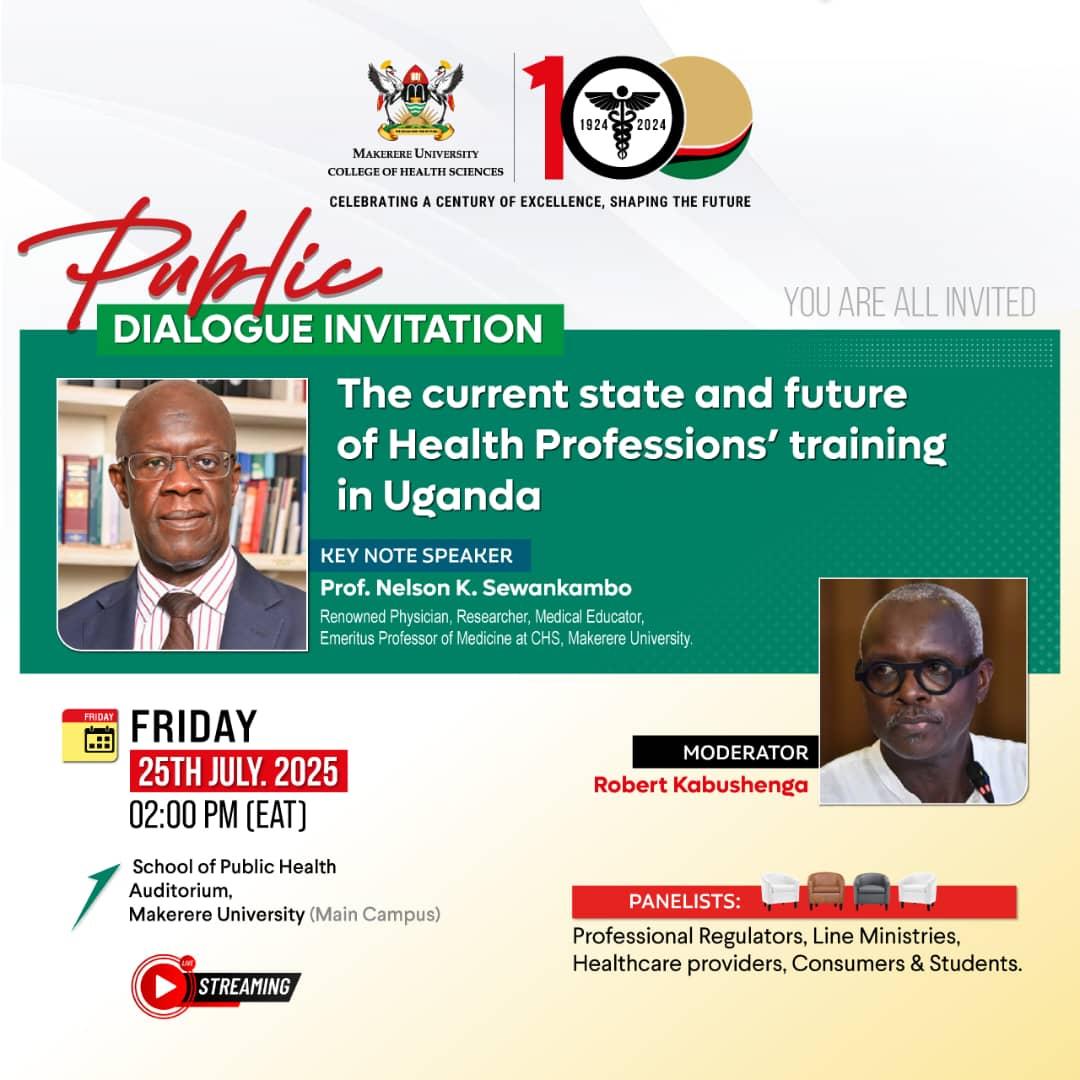 Robert Kalyesubula,MD, FISN(USA), PhD-FRCP(London) (@rkalyes1) on Twitter photo 🔥 Those who have not had the opportunity of listening to (one of) our best scientist(s) in Uganda!
👇 Here is your opportunity!
<a href="/rkabushenga/">Snr. Cde. Robert Kabushenga</a>
<a href="/DrOribaDan/">Dr. Oriba Dan Langoya</a>
<a href="/dr_katumwa/">Dr. Katumwa Kenneth 🇺🇬</a>
<a href="/NewtonAllan6/">ALTON 🩺</a>
<a href="/ACCESS_UG/">African Community Center for Social Sustainability</a>
<a href="/ChefKarim02/">ChefKarim02</a>
<a href="/SemitalaFred/">Dr. Fred C. Semitala</a> 🔥 Those who have not had the opportunity of listening to (one of) our best scientist(s) in Uganda!
👇 Here is your opportunity!
<a href="/rkabushenga/">Snr. Cde. Robert Kabushenga</a>
<a href="/DrOribaDan/">Dr. Oriba Dan Langoya</a>
<a href="/dr_katumwa/">Dr. Katumwa Kenneth 🇺🇬</a>
<a href="/NewtonAllan6/">ALTON 🩺</a>
<a href="/ACCESS_UG/">African Community Center for Social Sustainability</a>
<a href="/ChefKarim02/">ChefKarim02</a>
<a href="/SemitalaFred/">Dr. Fred C. Semitala</a>