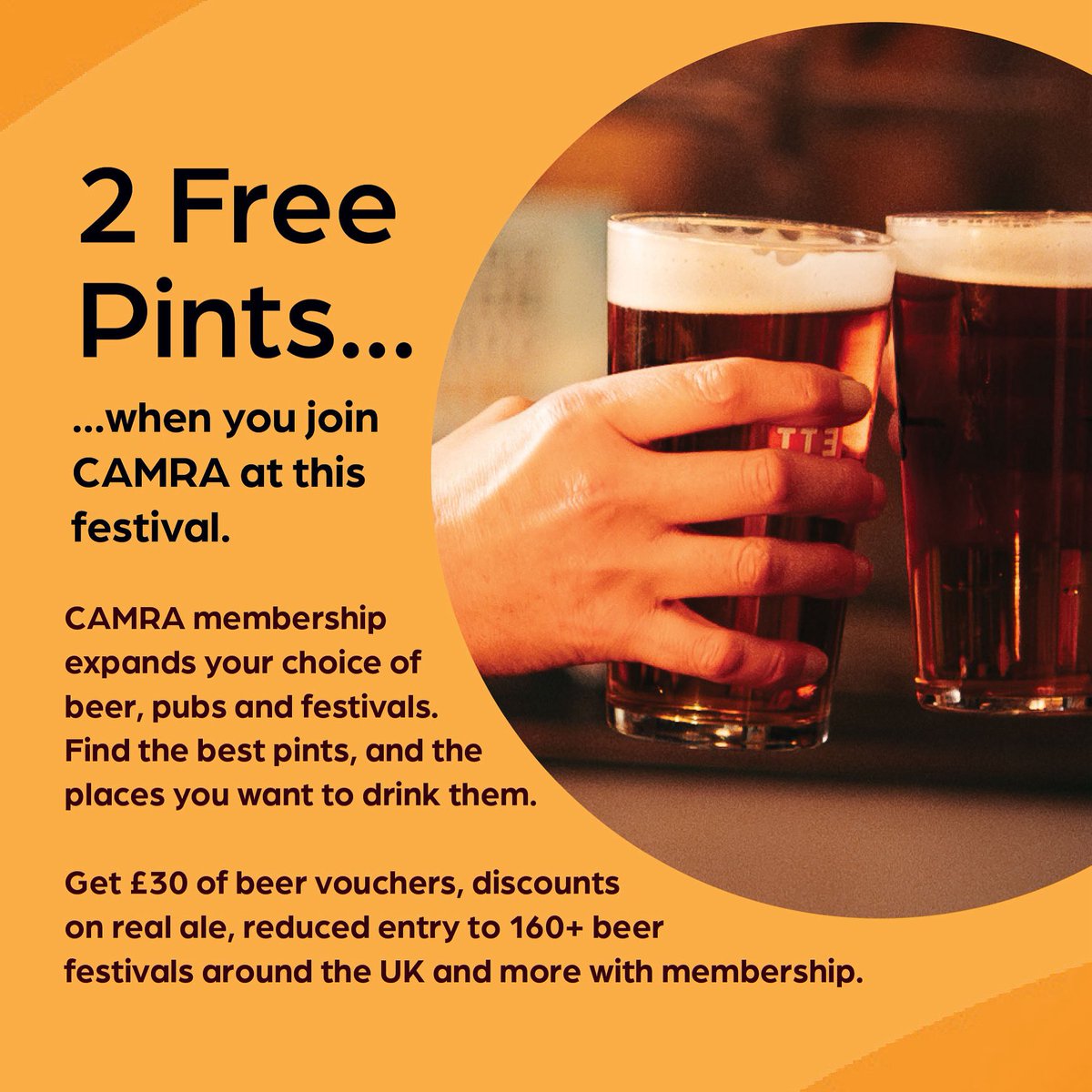 ealingbeerfest's tweet image. Free? Pints? Two? Yes please! Join @CAMRA_Official today at the festival and that’s what you’ll get and more for your membership! 🍻 Visit the team by the merch stand #ealingbeerfest #realale #beer #beerlover