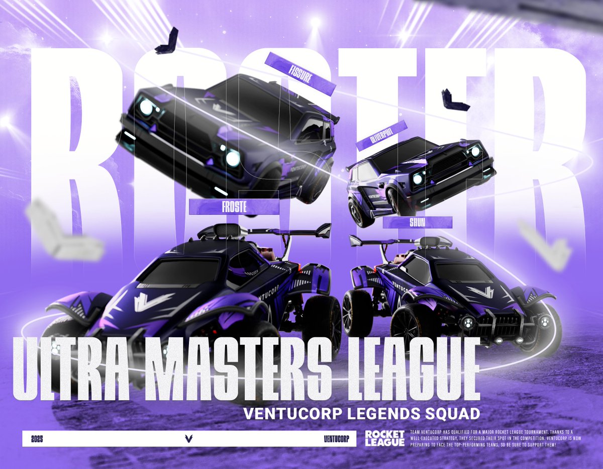 VentuCorp eSports (@ventucorp) on Twitter photo #RocketLeague | #MatchDay
Hoy tenemos cita con <a href="/UltraEventUI/">Ultra</a> en la Ultra Masters League. La squad de VentuCorp Legends se enfrente a una jornada doble espectacular!
🆚<a href="/UltraInstinctes/">Ultra Instinct</a>
⌚18:00h
🆚<a href="/VarionsEsports/">Varions Esports</a>
⌚19:00h
📹twitch.tv/ultrainstinctes
#VentuCorpForever #RocketLeague | #MatchDay
Hoy tenemos cita con <a href="/UltraEventUI/">Ultra</a> en la Ultra Masters League. La squad de VentuCorp Legends se enfrente a una jornada doble espectacular!
🆚<a href="/UltraInstinctes/">Ultra Instinct</a>
⌚18:00h
🆚<a href="/VarionsEsports/">Varions Esports</a>
⌚19:00h
📹twitch.tv/ultrainstinctes
#VentuCorpForever