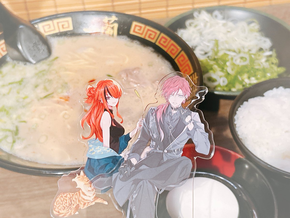 ローレン…パタち…一蘭だよ… 流石にローレンセットは量多すぎて無理って