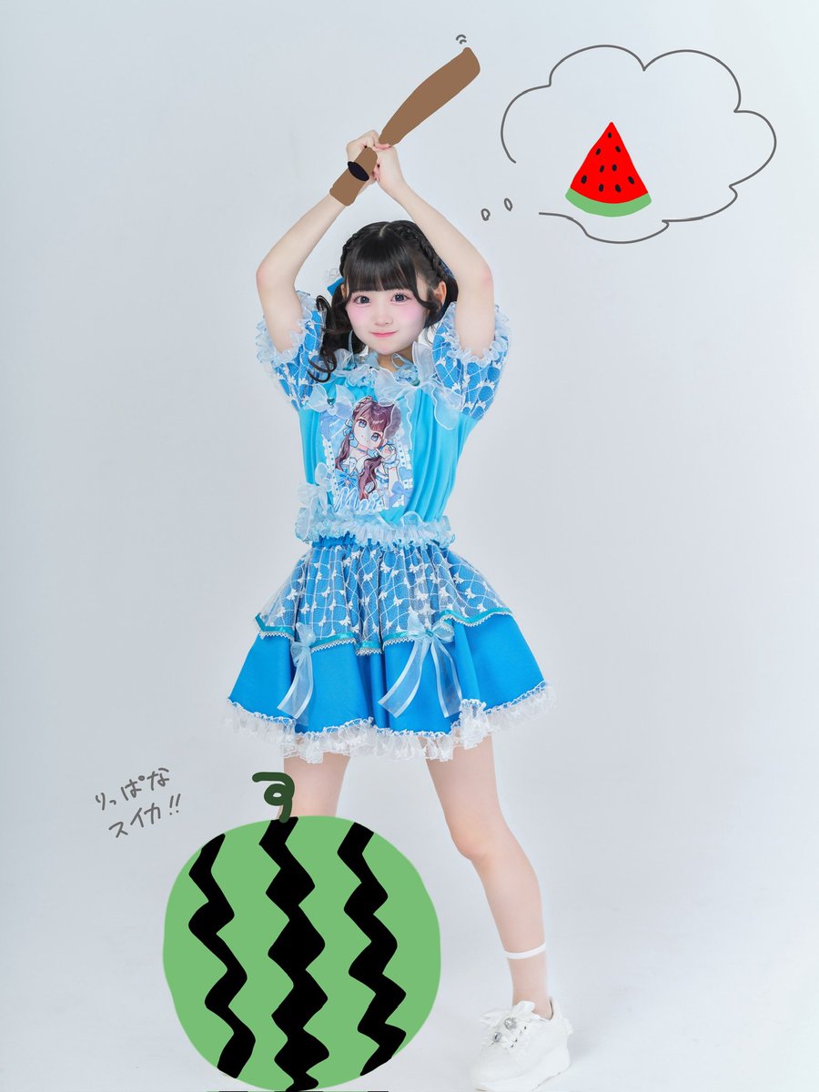 【割安】　虹羽みに　ILIFE 新アー写公開】 ⁡ ♥虹羽みに ♡担当カラー 水色 ♥みにの成長みにきて