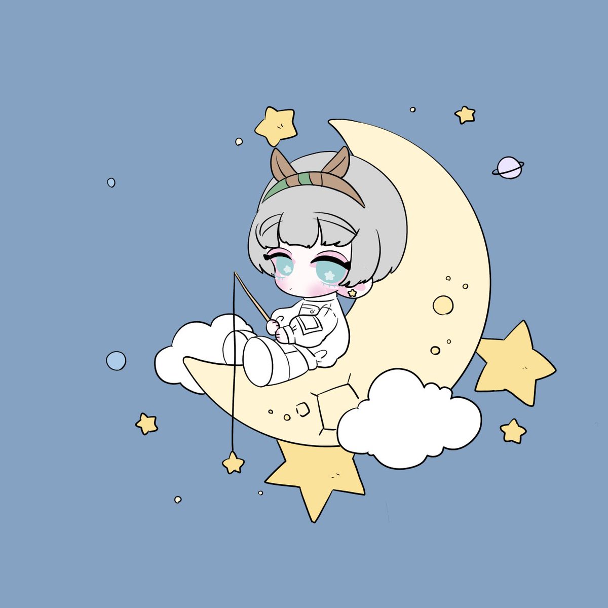 夜風が涼しくて良い。お散歩したい🌙* :ﾟ