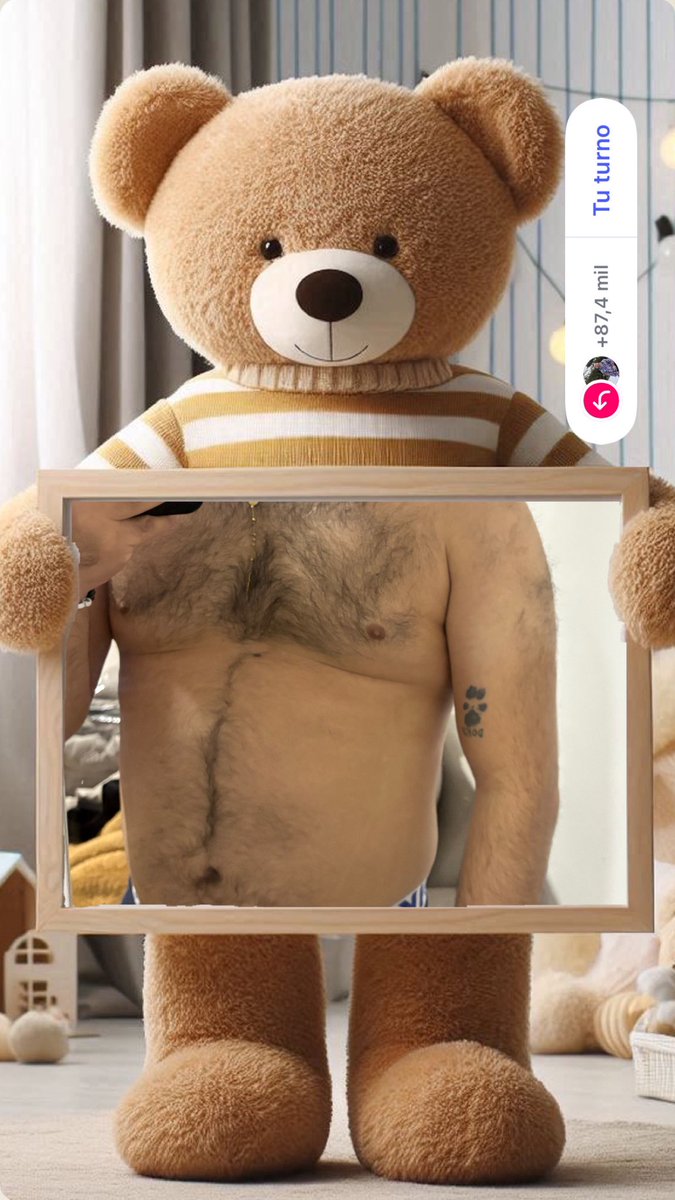 Char5w's tweet photo. Modo OSO 

#oso #pancita #pride https://t.co/lgYhqVWhhM