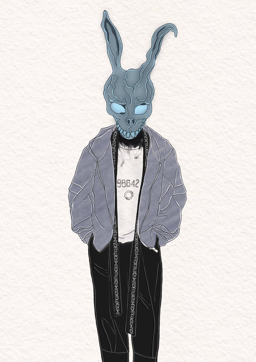 cellaaccc's tweet photo. • why are you wearing that stupid bunny suit • 
#cliqueart #twentyonepilots https://t.co/UGx8xQLkrJ