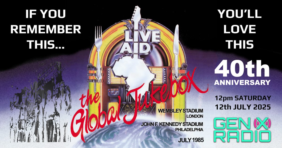 Shoemaker_Last's tweet photo. On air now until 4pm #LiveAid40 #LiveAid https://t.co/7mZaqRN6ze