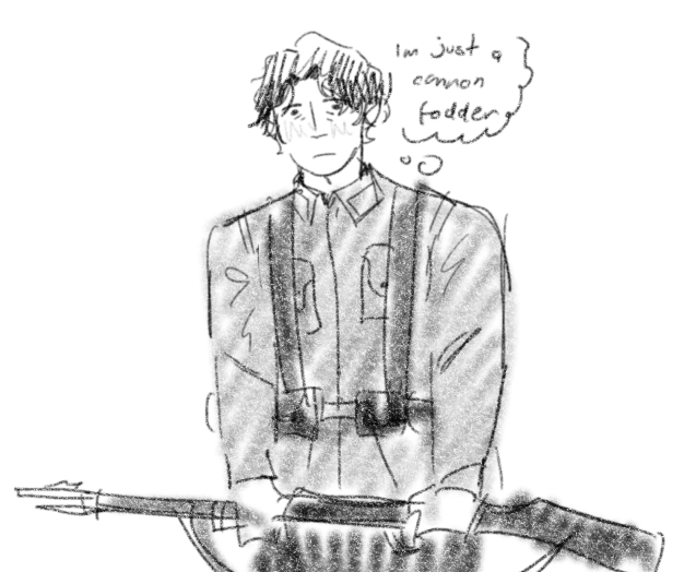 _pandesol's tweet image. stupid doodles while working on af