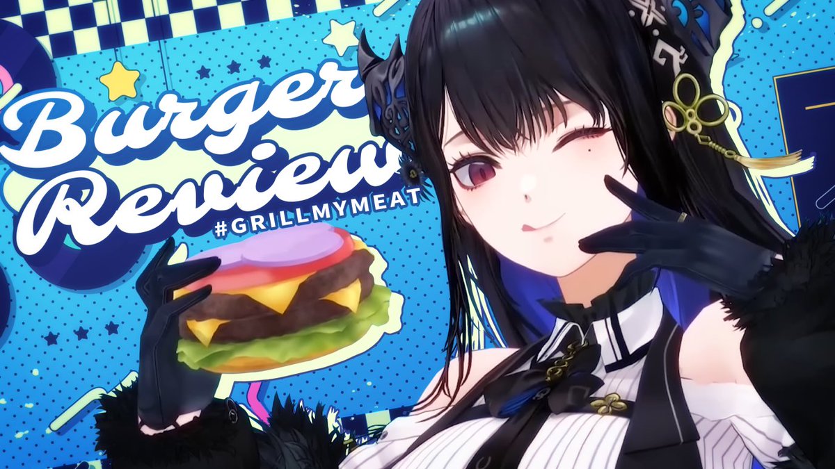 TODAY IS THE DAY! I review YOUR burgers! 🍔
Thanks for all the submissions, I can't wait to go over them with you, Jailbirds~

9am JST | 7pm CST
youtube.com/live/OCnqrlw1s…
#RissaLIVE #GrillMyMeats