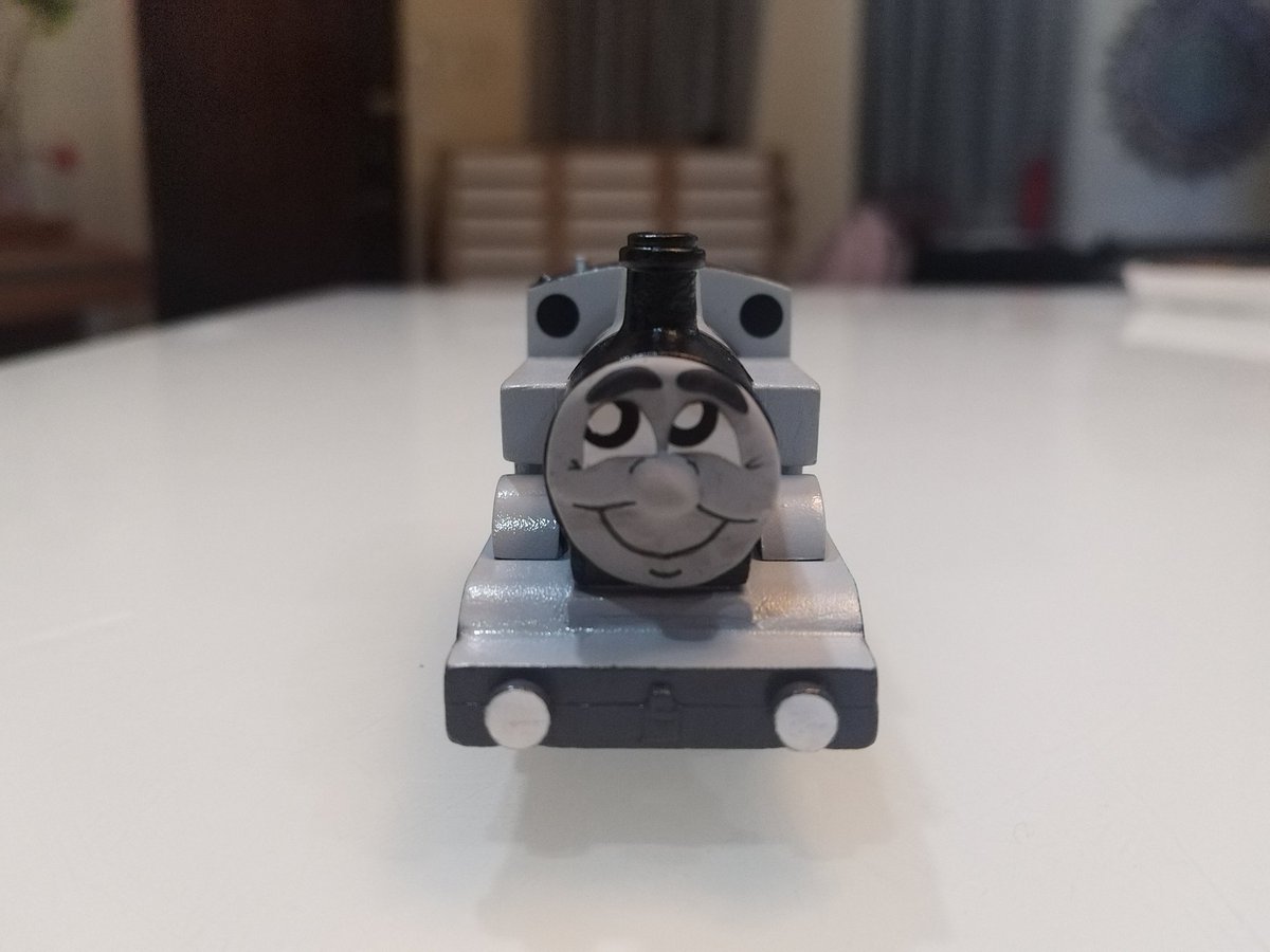 daltonreginald1's tweet image. here he is! my custom tomy 1976 thomas! i think this one is my favorite custom that i made yet, and i enjoyed the process of making him.